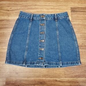 Forever 21 Jean Skirt Size Small Mini